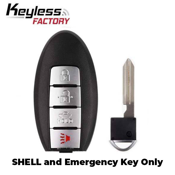 2013-2019 Nissan / 4-Button Smart Key SHELL / KR5S180144014 (AFTERMARKET)