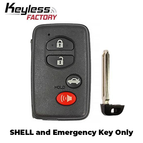 2009-2014 Toyota / 4-Button Smart Key SHELL / HYQ14AAB (AFTERMARKET)