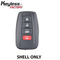 2019-2021 Toyota RAV4 / 4-button Smart Key SHELL for﻿ HYQ14FBC (Trunk) (AFTERMARKET)