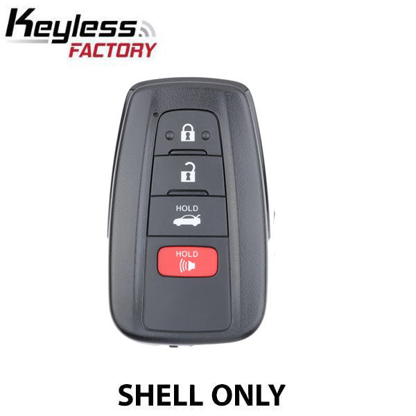2019-2021 Toyota RAV4 / 4-button Smart Key SHELL for﻿ HYQ14FBC (Trunk) (AFTERMARKET)