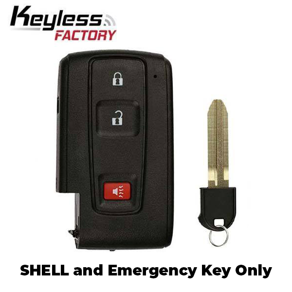 2004-2009 Toyota Prius / 3-Button Smart Key SHELL / M0ZB31EG / MOZB21TG (AFTERMARKET)