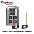 2011-2020 Toyota Sienna / 6-Button Smart Key SHELL / HYQ14ADR (AFTERMARKET)