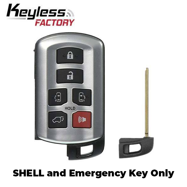 2011-2020 Toyota Sienna / 6-Button Smart Key SHELL / HYQ14ADR (AFTERMARKET)