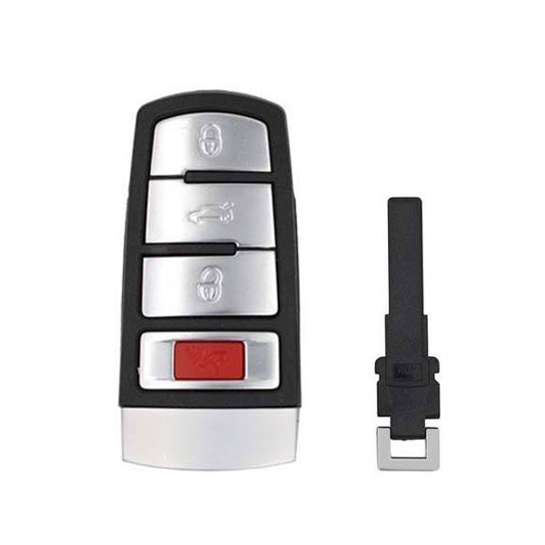 2006-2015 Volkswagen Passat CC / 4 Button Smart Key SHELL / NBG009066T (AFTERMARKET)