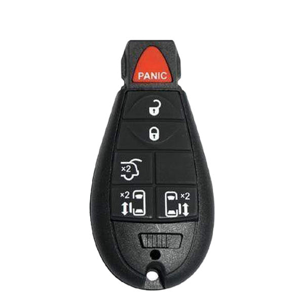 Solid Keys USA - 2008-2017 Dodge Chrysler Jeep / OEM Replacement / 6-Button Fobik Key w/ Hatch & Sliding Van Doors