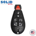 Solid Keys USA - 2008-2017 Dodge Chrysler Jeep / OEM Replacement / 7-Button Fobik Key w/ Remote Start, Hatch, & Sliding 