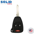 Solid Keys USA - 2004-2017 Chrysler Dodge Jeep / OEM Replacement / 3-Button Remote Head Key