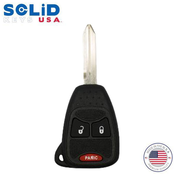 Solid Keys USA - 2004-2017 Chrysler Dodge Jeep / OEM Replacement / 3-Button Remote Head Key