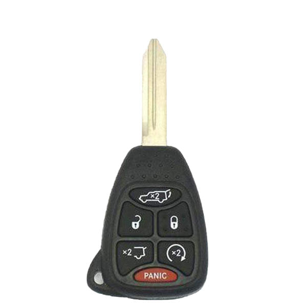 Solid Keys USA - 2004-2017 Chrysler Dodge Jeep / OEM Replacement / 6-Button Remote Head Key w/ Hatch, Power Liftgate, & 