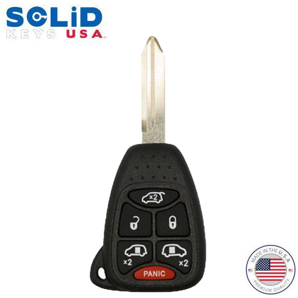 Solid Keys USA - 2004-2017 Chrysler Dodge Jeep / OEM Replacement / 6-Button Remote Head Key w/ Hatch & Power Sliding Doo