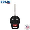 Solid Keys USA - 2003-2017 Nissan / OEM Replacement / 3-Button Remote Head Key