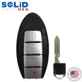 Solid Keys USA - 2011-2018 Nissan Infiniti / OEM Replacement / 4-Button Smart Key w/ Trunk