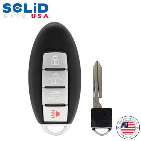 Solid Keys USA - 2008-2018 Nissan Infiniti / OEM Replacement / 4-Button Smart Key w/ Trunk