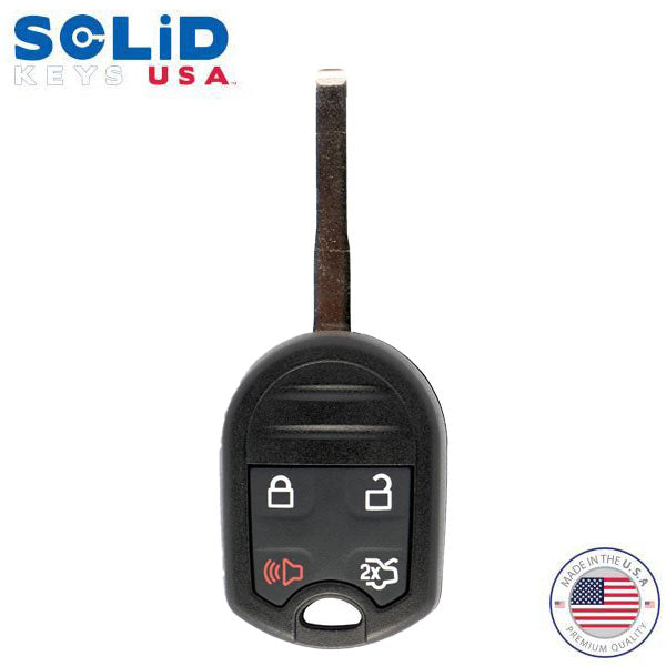 Solid Keys USA - 2002-2018 Ford Lincoln Mazda / OEM Replacement / 4-Button Remote Head Key / HS