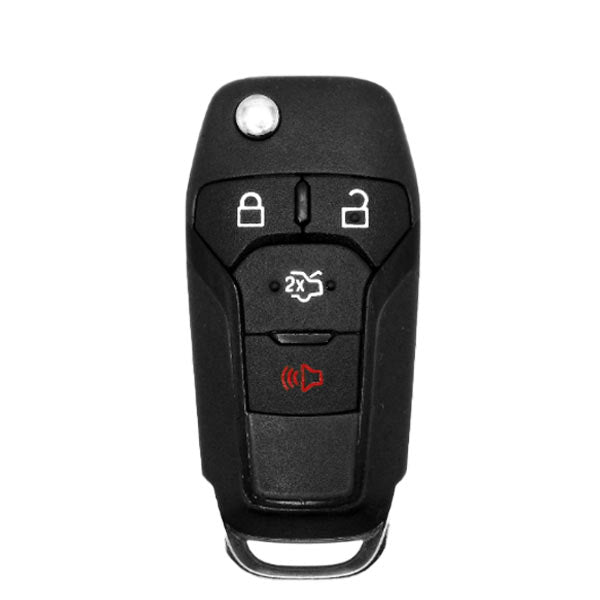 Solid Keys USA - 2013-2019 Ford / OEM Replacement / 4-Button Flip Key w/ Trunk
