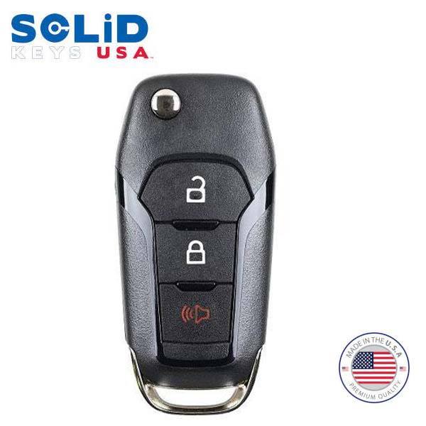 Solid Keys USA - 2013-2019 Ford / OEM Replacement / 3-Button Flip Key w/ Remote Start