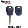 2012-2018 Fiat 500 / Ram Promaster SIP22 Transponder Key Shell (NO CHIP) (AFTERMARKET)
