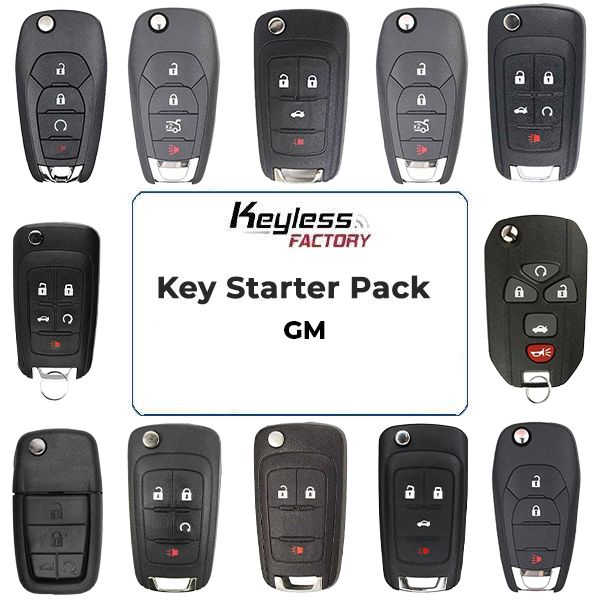 Remote Keys STARTER Pack / GM / Flip Keys (AFTERMARKET)