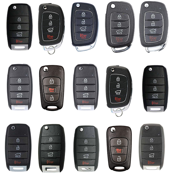 Remote Keys STARTER Pack / Hyundai, KIA / Flip Keys (AFTERMARKET)