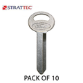 Strattec - 321202 - Non RFID - H50 - Mechanical Key - Ford (Pack of 10)