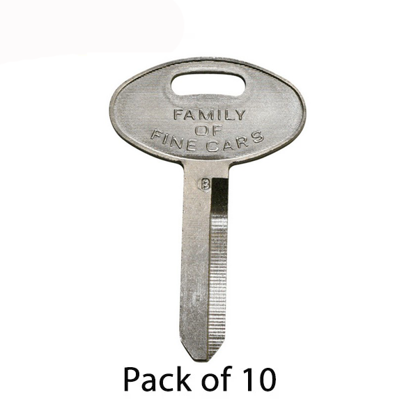 Ford / Mercury H52 / 321212 Mechanical Key (Strattec) (Pack Of 10)