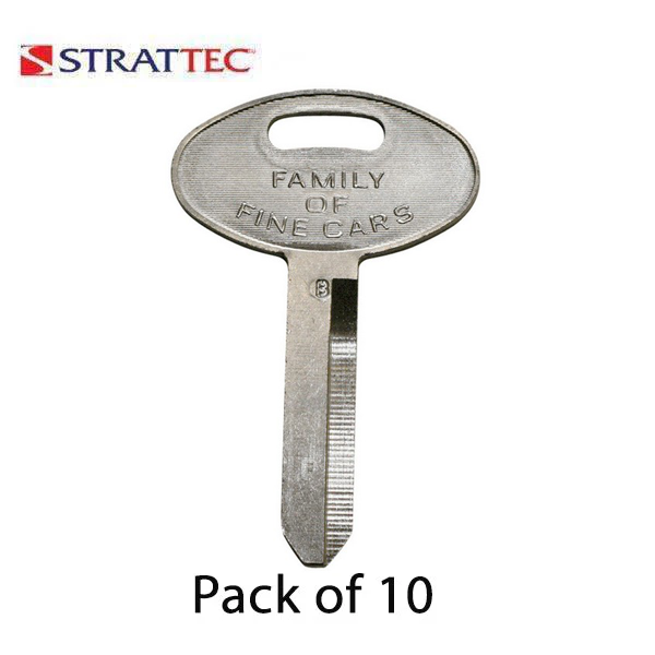 Ford / Mercury H52 / 321212 Mechanical Key (Strattec) (Pack Of 10)