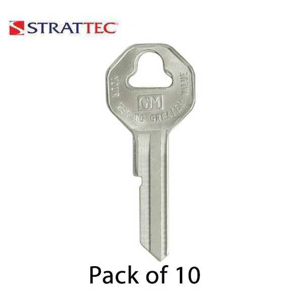 GM B10 / 32318 Mechanical Key (Strattec) (Pack Of 10)