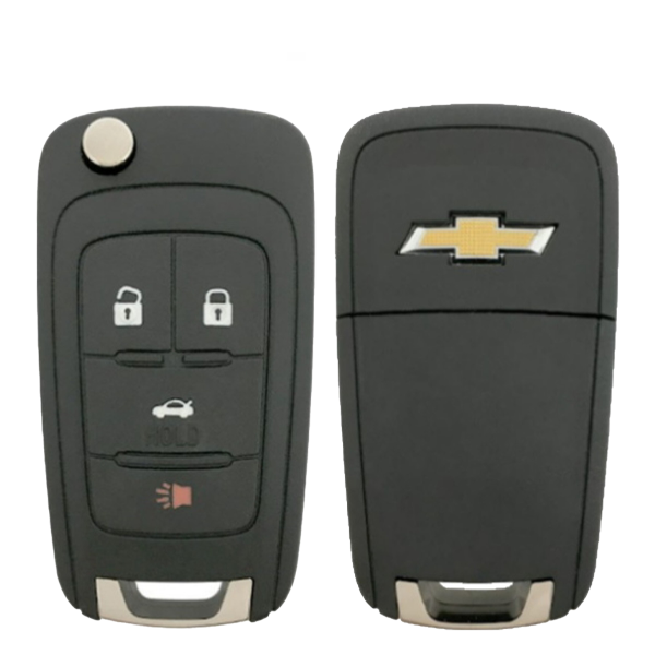 2014-2015 Chevrolet / 4-Button Flip Key / PN: 5912544 / OHT01060512 (Strattec)