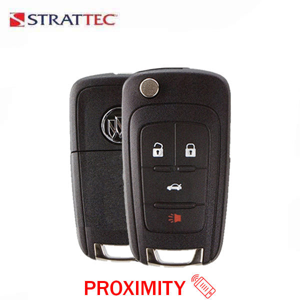 2010-2017 Buick Allure Lacrosse Regal / 4-Button Flip Key / PN: 5912558 / OHT-05918179 PEPS (Strattec)