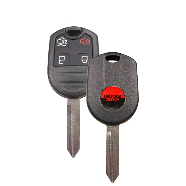 2010-2014 Ford Mustang / 4-Button Remote Head Key / PN: 5921293 / CWTWB1U793 (BOSS) (Strattec)