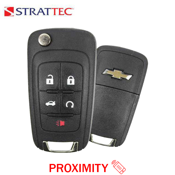 2014-2020 Chevrolet GM / 5-Button Flip Key / PN: 5921873 / OHT05918179 / HU100 / PEPS (Strattec)