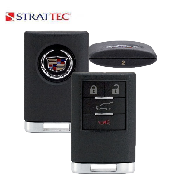 2008-2014 Cadillac CTS Wagon / 4-Button Keyless Entry Fob w/ Hatch / PN: 5923882 / 0UC6000066 (Strattec) (Driver 2)