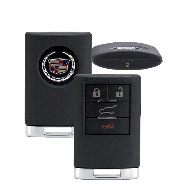 2008-2014 Cadillac CTS Wagon / 4-Button Keyless Entry Fob w/ Hatch / PN: 5923882 / 0UC6000066 (Strattec) (Driver 2)