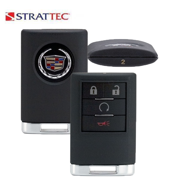 2007-2014 Cadillac Escalade / 4-Button Keyless Entry Remote / PN: 5923886 / OUC6000066 (Strattec) (Driver 2)