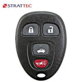 2005-2012 GM Chevrolet / 4-Button Keyless Entry Remote / PN: 5927408 / KOBGT04A (Strattec)