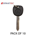 Strattec - 5928818 - GM B102 - Mechanical Plastic Head Key B102P - Pack Of 10