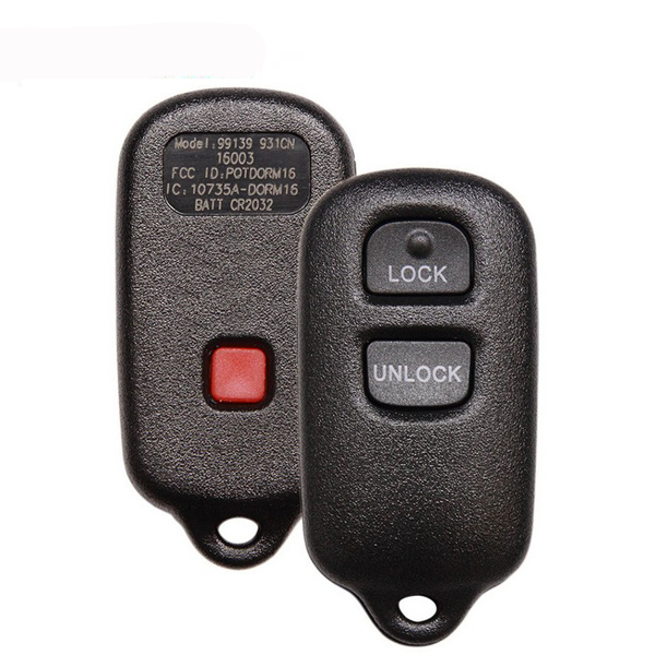 1999-2008 Toyota / 3-Button Keyless Entry Remote / PN: 5931640 / GQ43VT14T (Strattec)