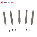 5 x 2020-2023 Ford / HU198 / Flip Blade Key Replacements w / 7 Pins /  5942527 / (STR- 5942527) (Bundle of 5)
