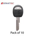 GM B45-P / 595198 Plastic Head Key (Strattec) (Pack Of 10)