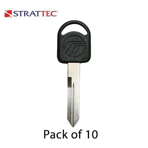Ford / Lincoln / Mercury H75-P / 597037 Mechanical Plastic Head Key (Strattec) (Pack Of 10)