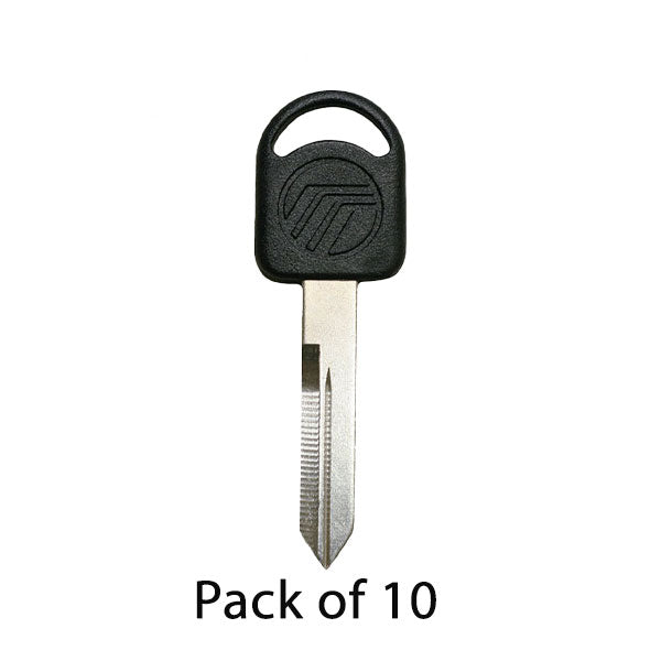 Ford / Lincoln / Mercury H75-P / 597037 Mechanical Plastic Head Key (Strattec) (Pack Of 10)