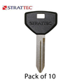 Chrysler / Dodge / Jeep Y154-P / 692350 Plastic Head Key (Strattec) (Pack Of 10)