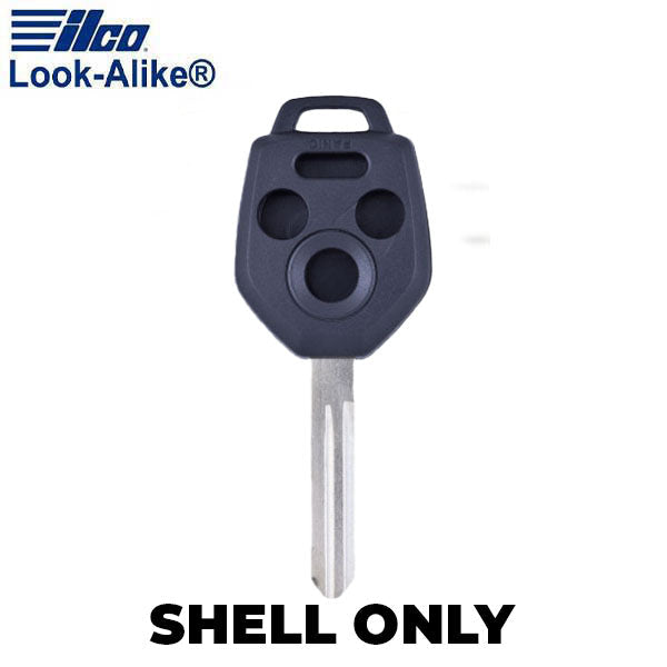 Ilco - 2005-2008 Subaru - SUB4-3B - 4-Button Remote Head Key SHELL (EDGE CUT) (AFTERMARKET)
