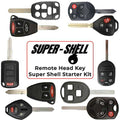 Super Shell Starter Kit - 40 Remote Head Key Shells
