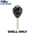 Ilco - 2006-2019 Toyota - TOY-3B - 3-Button Remote Head Key SHELL (AFTERMARKET)