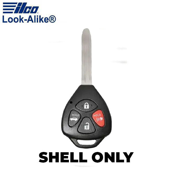 Ilco - 2007-2011 Toyota - TOY-RHK4B1 - 4-Button Remote Head Key SHELL (AFTERMARKET)