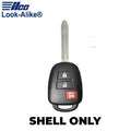 Ilco - 2013-2019 Toyota - TOY-RKH3B1 - 3-Button Remote Head Key SHELL (AFTERMARKET)