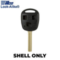 Ilco - 1997-2011 Toyota - TOY40-3B - 3-Button Remote Head Key SHELL (AFTERMARKET)