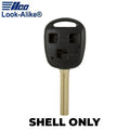Ilco - 1997-2008 Toyota - TOY48-3B - 3-Button Remote Head Key SHELL (AFTERMARKET)