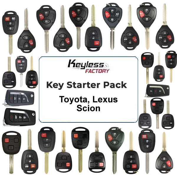 Remote Keys STARTER Pack / TOYOTA - LEXUS - SCION / Flip Keys, Remote Head Keys (AFTERMARKET)